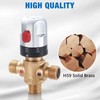 kisimixer Thermostatic Mixing Valve for Shower System Water Temperature Control