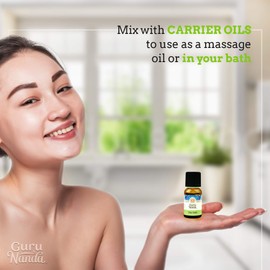 GuruNanda Tea Tree Essential Oil - Pure Therapeutic Grade Oil for Acne, Nail, Skin Hair and Face Care, 15 ml