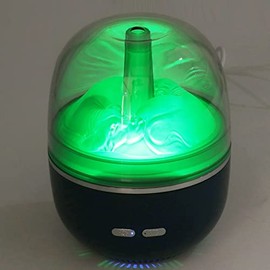 Humidificador de aroma, mini humidificador ultrasónico difusor de aceite esencial de 260 ml, hidratante a la moda con luz colorida para yoga para...  