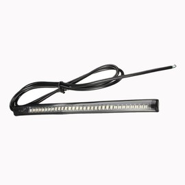 OFKPO Motorcycle End Piece LED Rear Light Strip, Signal Light Strip, Waterproof 48SMD Universal Light