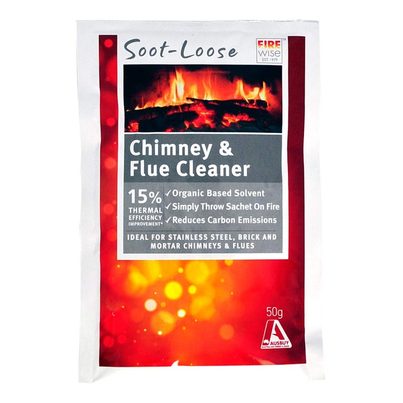 Firewise 18 Treatments Soot-Loose Chimney & Flue Cleaner Dissolves Soot,