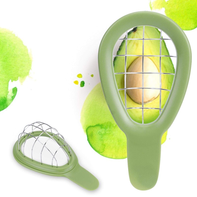 Avocado Cuber Tool, Stainless Steel Avocado Slicer Cutter Salad Tools