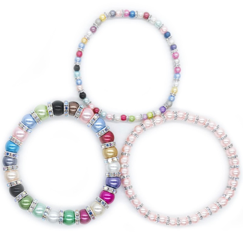 Weebee 100Pcs Rondelle Spacer Beads Crystal Charms Silver Plated Czech