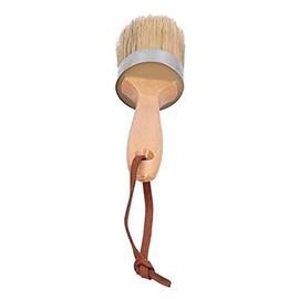 Cepillo de cerdas, Cepillo de pintura redondo de 2 pulgadas Cepillo de tiza para muebles Cepillo para muebles para barnices