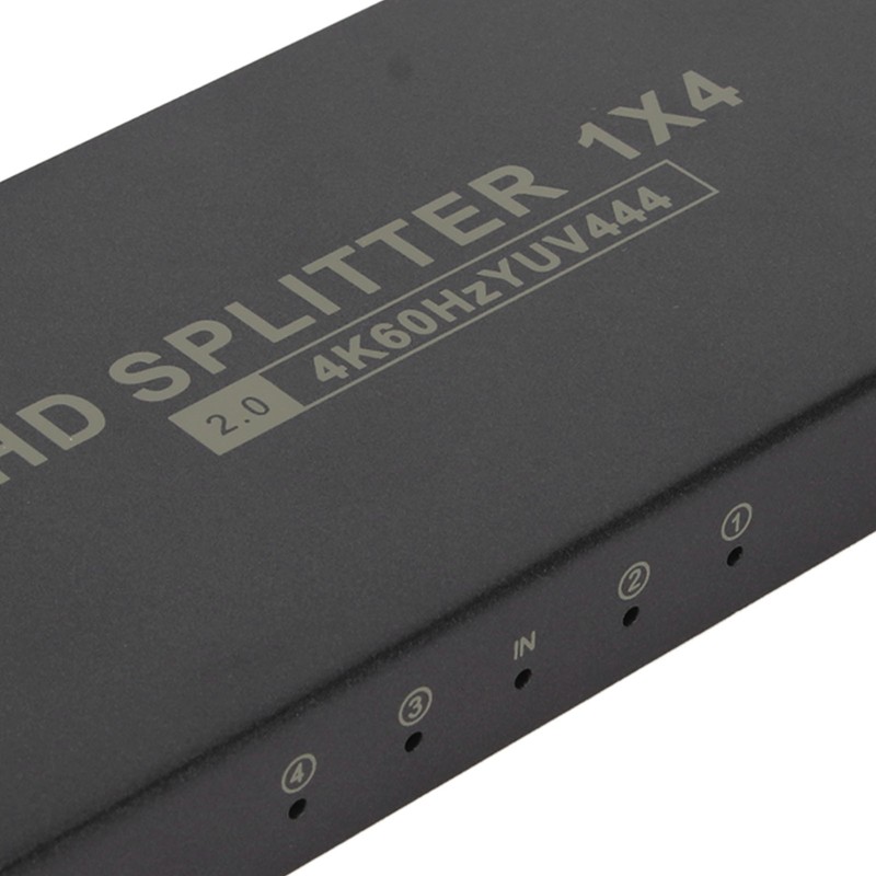 HD Multimedia Interface 2.0 Splitter 4K 60Hz 1 in 4