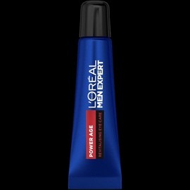 L'Oreal Paris Men Expert Power Age Eye Serum Roller Revitalising Eye Cream with Hyaluronic Acid 15mL