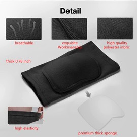 RYBTB Volleyball Knee Pads for Women, Men, Youth, Girls, Kids, Knee Brace for Volleyball Basketball Football Dance Yoga Tennis Running Cycling Workout Climbing Wrestling