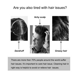 Winyoung Scalp Massager, Electric Scalp Massage Brush, Hair Massage Brush, Electric Head Scratcher, Massage Comb with Soft Rubber