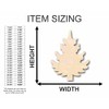 Unfinished Wood Pine Tree Shape Fall Winter Craft up to