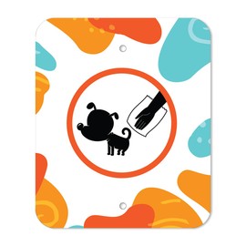 ZERO WASTE USA – NEW 2026 Dispense-Art™ UV Printed Aluminum Starter Dog Waste Station – 25% More Storage & Enhanced UV Protection – 400 Roll Bags & 10x12 Sign – 10-Year Warranty (Abstract Paw)