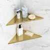 2 Pack Bathroom Corner Shelf, Recessed 12" Corner Shower Shelf,