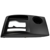 Dasbecan Black Center Console Shifter Bezel Gear Shift Panel Cover