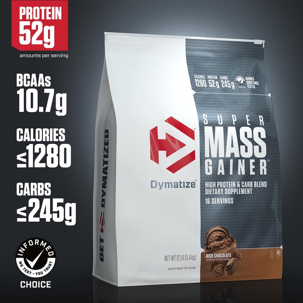 Dymatize Dymatize Super Mass Gainer Protein Powder, 1280 Calories &