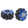Fafeicy 4 inch Mecanum Wheel Left Wheel Aluminium with Wheel