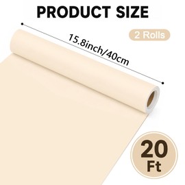 Off White Bulletin Board Paper Roll Solid Color Bulletin Board Background Not Easy to Fade Bulletins Decorations Crafts for Back to School Poster Arts Crafts Classroom Supply 15.8''x40.2ft