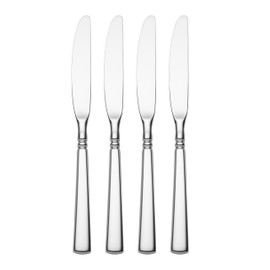 Oneida 2267004F Easton Fine Flatware Dinner Knives, Set Of 4, Metallic