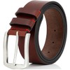 Pierre Cardin Men's Leather Belt, brown