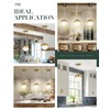 LMS Mid Century Pendant Lights, Brushed Gold Kitchen Island Light