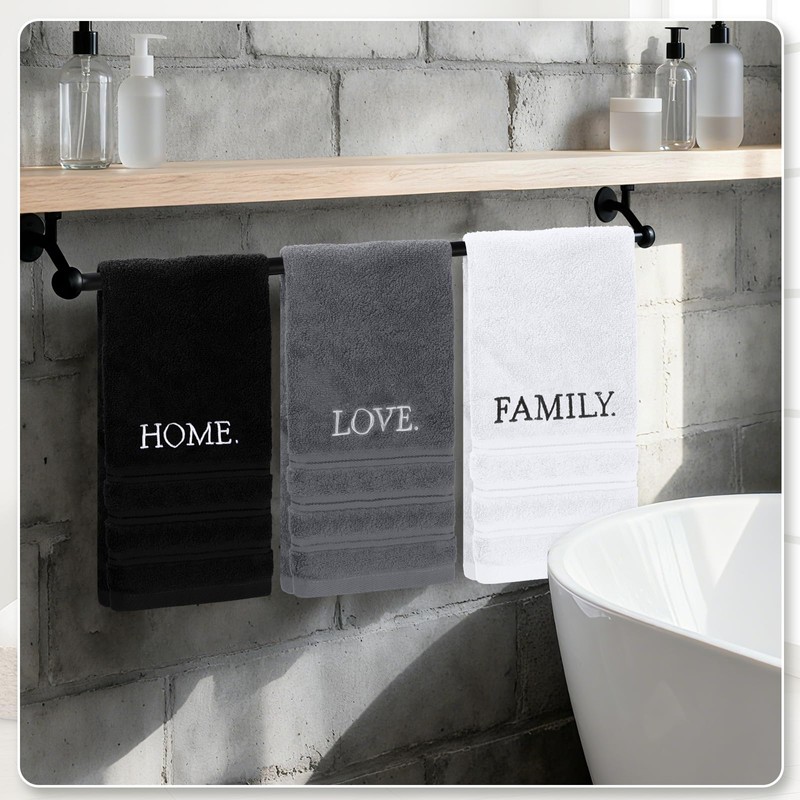 Ddeetodu 3 Pcs Bathroom Towels Decorative Set, Bathroom Decor Towels,