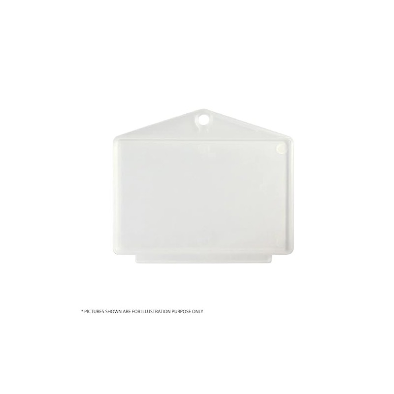 1 Pc Plastic Rectangular Rego Label Holder Trailer Motorbike Boat