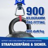 NTG 10x Single Fitting End Airline Rail Lashing Rails 900