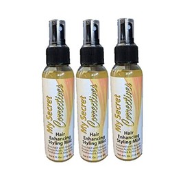 My Secret Correctives Hair Enhancing Styling Mist & Fiberhold Spray - 4 oz each - 3 Bottles