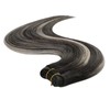 YoungSee Real Hair Wefts Black 35 cm Hair Wefts Real