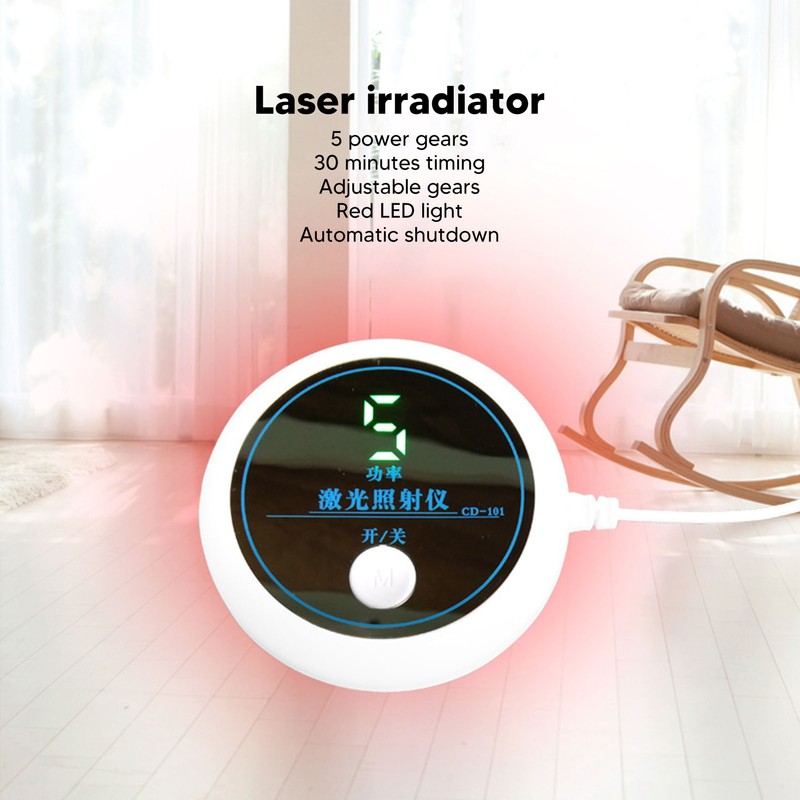 650nm Red LED Light Device Pain Reduce 5 Gears Adjustable
