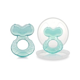 Nuby Aqua Silicone Fish Shaped Teether Pack of 2 BPA Free Baby Teething Toy