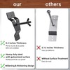 Black Universal Trailer Spare Tire Carrier Bracket | Wall mount
