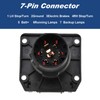 55243 7-Pin Trailer Wiring Plug Harness Compatible with Ford F250