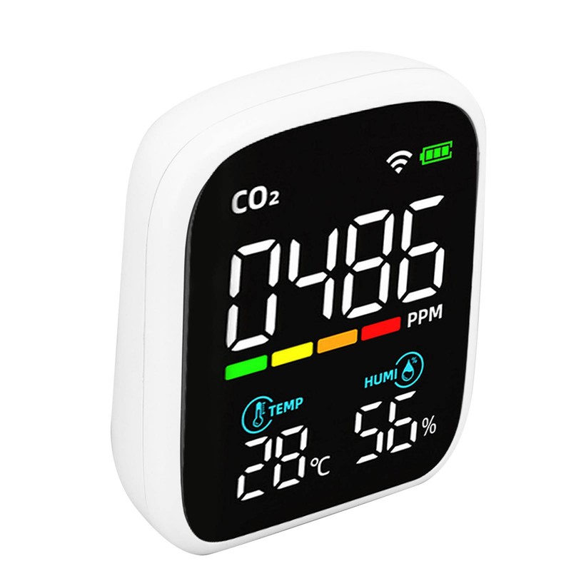 Air Quality Monitor 8 in 1 Multifunctional USB Charging Carbon