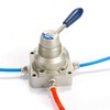 Hand Lever Valve AirTAC 4HV330-08 3/8" PT 4/3 Way Pneumatic