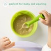 Olababy 100% Silicone Soft-Tip Training Spoon for Baby Led Weaning