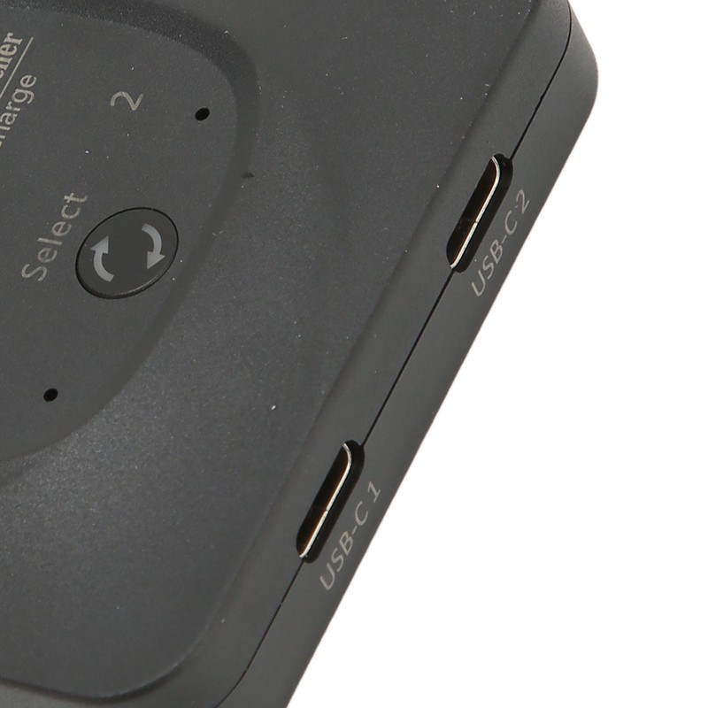 USB C Switch 2 in 1 Output Plug and Play