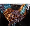 Alilang Colorful Crystal Rhinestone Rooster Cock Fashion Jewelry Pin Brooch