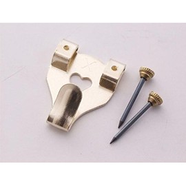 X Picture Hooks No.3 Brass Plated 3 Pack Blister - 12826