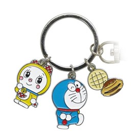 Doraemon 3 Row Key Ring (Doraemon & Dorami-chan)