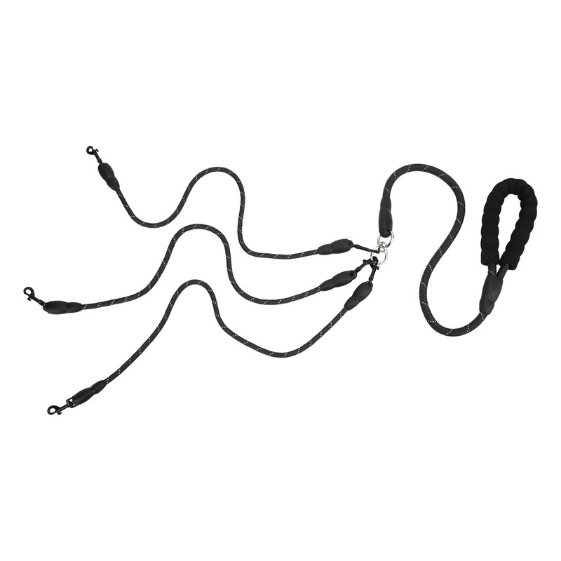 Dog Leash 360° Rotation Reflective Dog Walking Leash with Foam