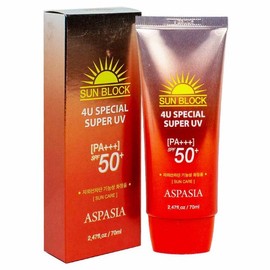 Aspasia 4U Special Super UV Sun Cream SPF50 PA+++ (New) / 4U 스페셜 수퍼 UV 선크림 SPF50 PA+++(신)