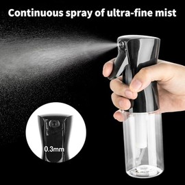 Haarspray-Spr√ºhflasche, 160 ml, nachf√ºllbar, ultrafeiner kontinuierlicher Spr√ºhnebel, f√ºr Salon, Gartenarbeit, Pflanzen und Hautpflege