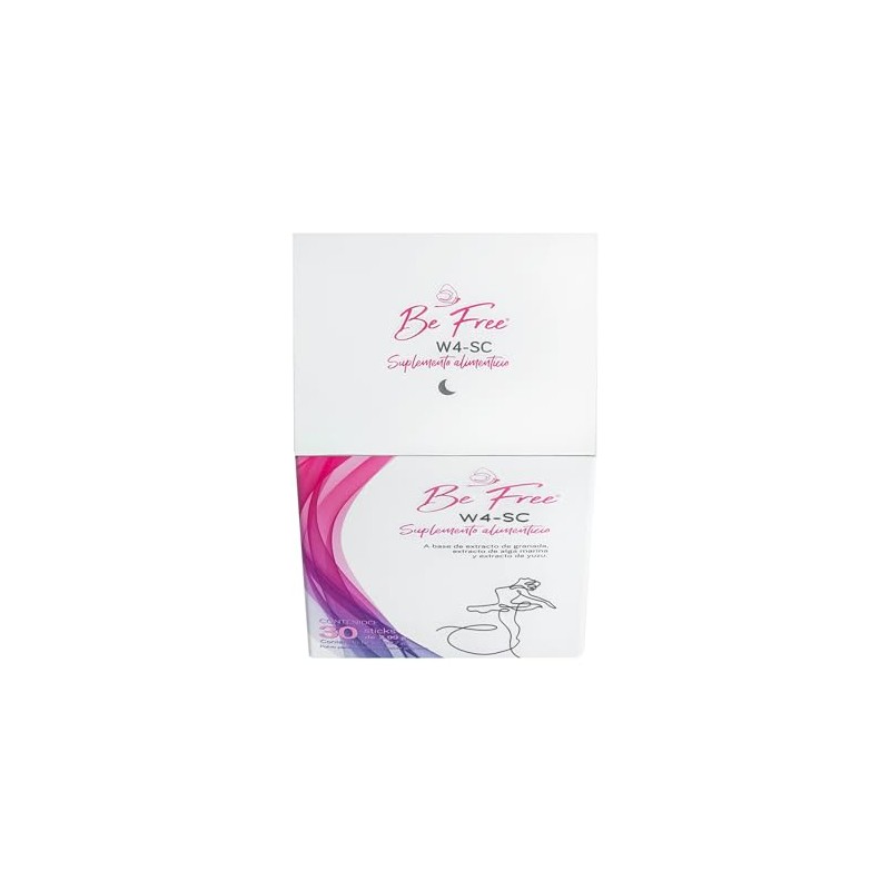 Be Free - W4-SC, Suplemento Alimenticio, 30 Sticks de 3gr,