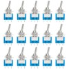 QitinDasen 15pcs Professional 6A / 125V Car Mini Rocker Switch,