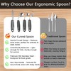 Weighted Adaptive Utensils, 4 Pcs Adaptive Utensils for Hand Tremors