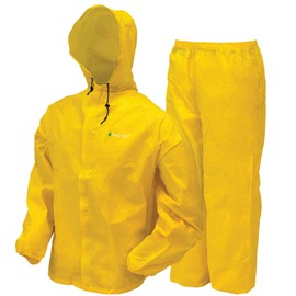FROGG TOGGS Men's Ultra-Lite2 Waterproof Breathable Rain Suit Long, Yellow, X-Large Short