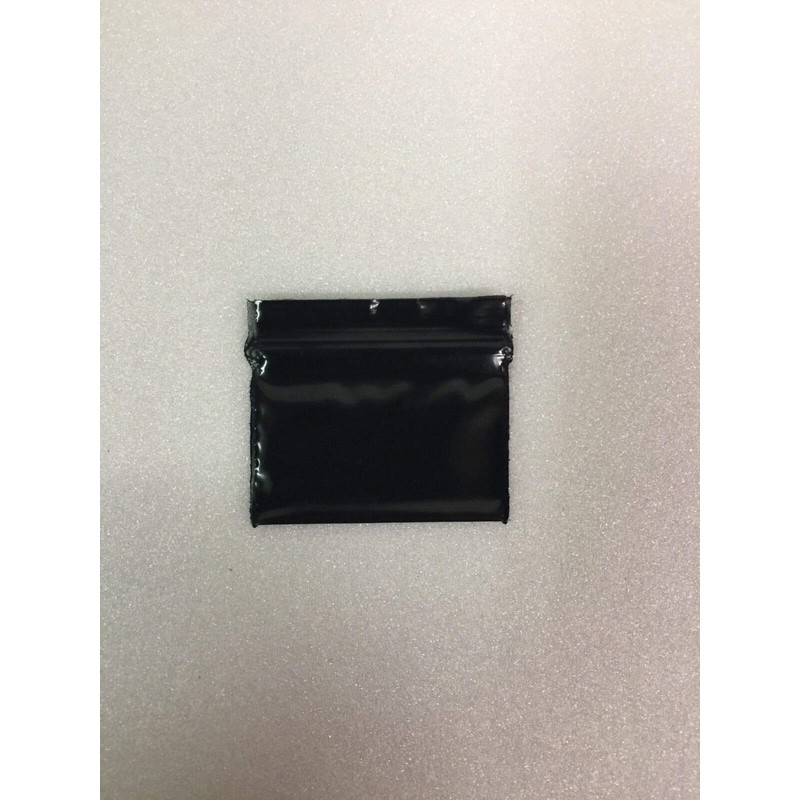 1510 (1.5"X1") Black Color Apple Brand Bags Mini ZipLock Baggies,