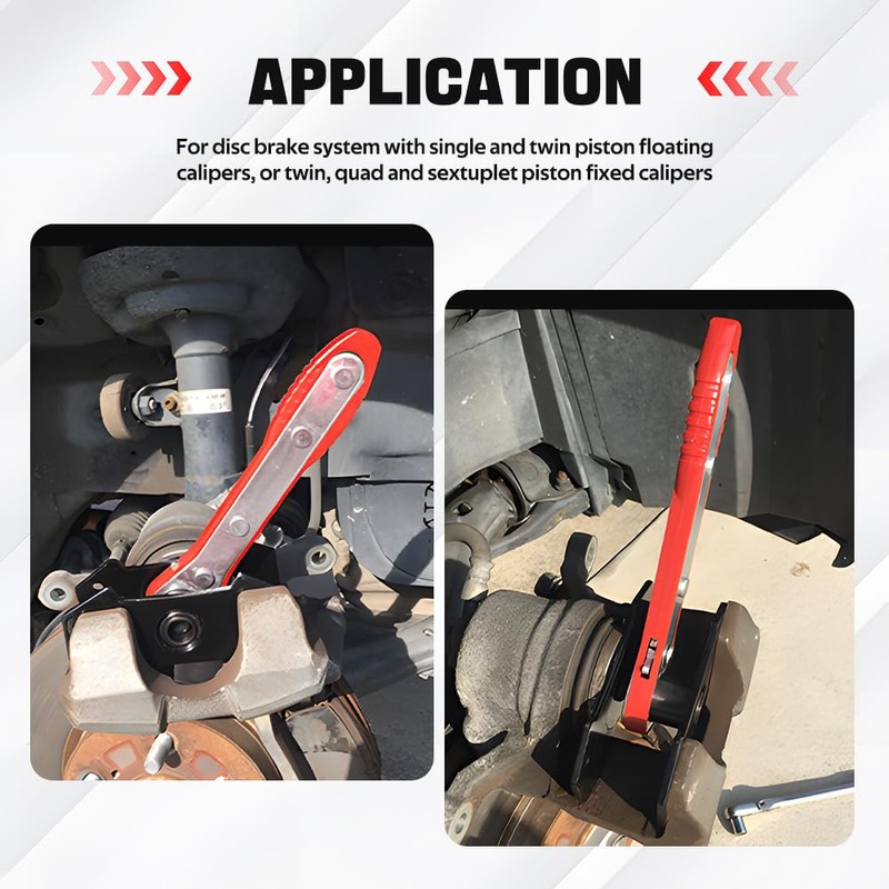 BARTOO Brake Caliper Press Tool, Brake Caliper Piston Spreader, Car