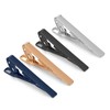 Tie Clips for Men, Shiny Necktie Tie Bar Pinch Clips,