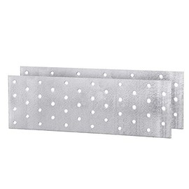 (Pack of 2) Steel Flat Connector Plate 80 x 240 x 2mm