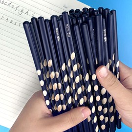 Pencil Pencil (30 Pieces) 2B Pencil Wood Grain Pencil, 2B Pencil, Elementary School Students, Corrective Pen, Grip Hole Painting Tool, Grip Method Pen, Triangle Shaft Pencil for Beginners, For